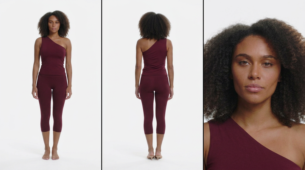Asymmetrical One-Shoulder Top and Capris Set