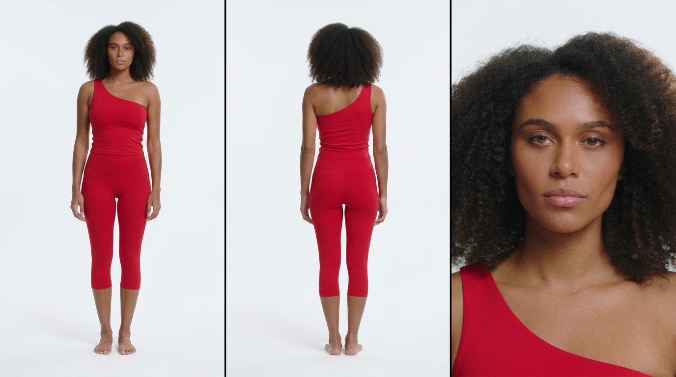Asymmetrical One-Shoulder Top and Capris Set