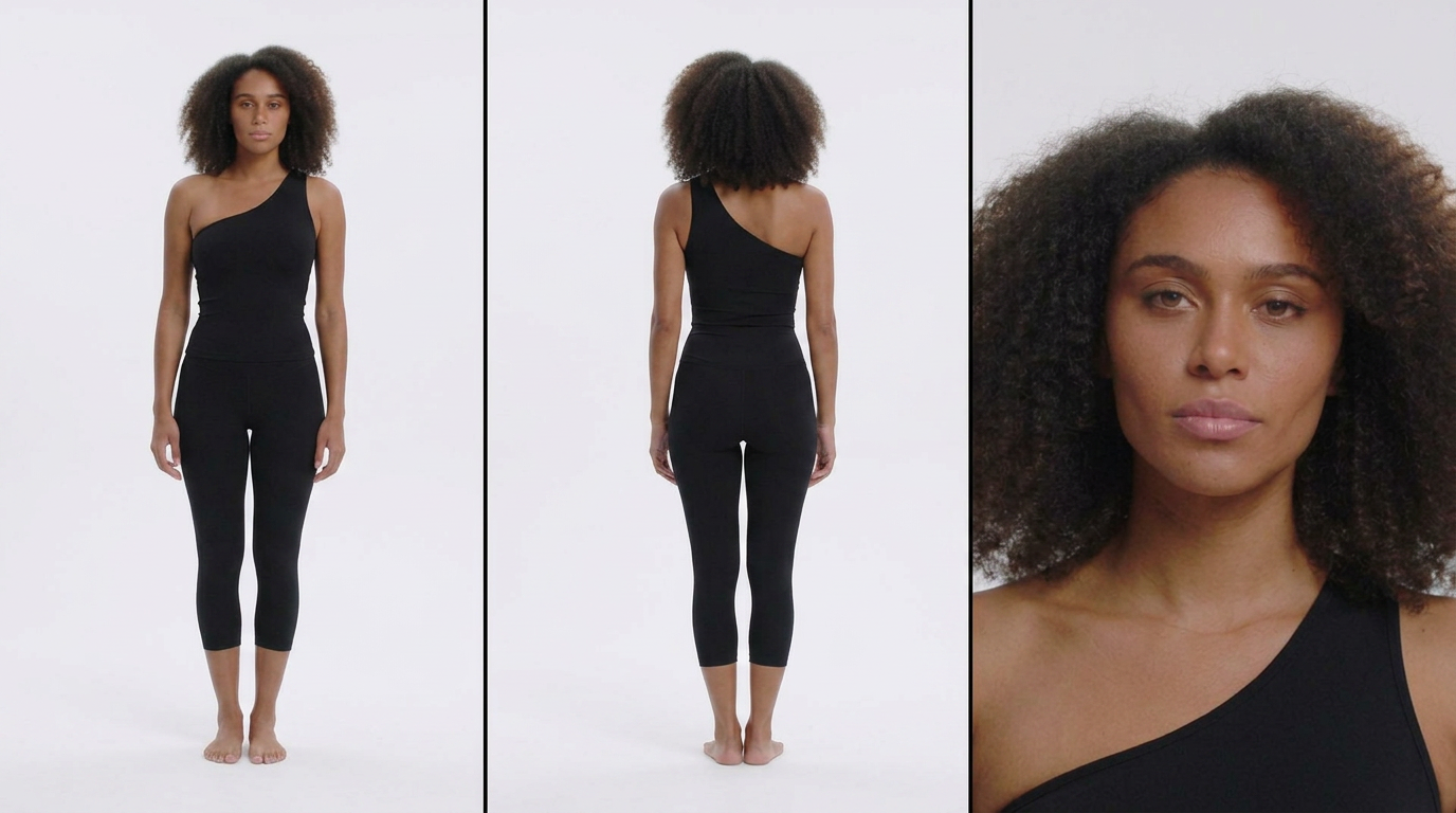 Asymmetrical One-Shoulder Top and Capris Set