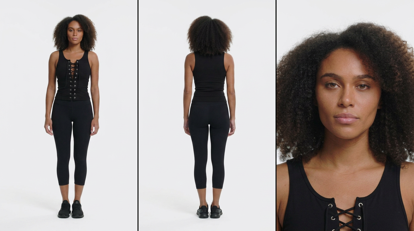 Lace-Up Tank and Capris Set